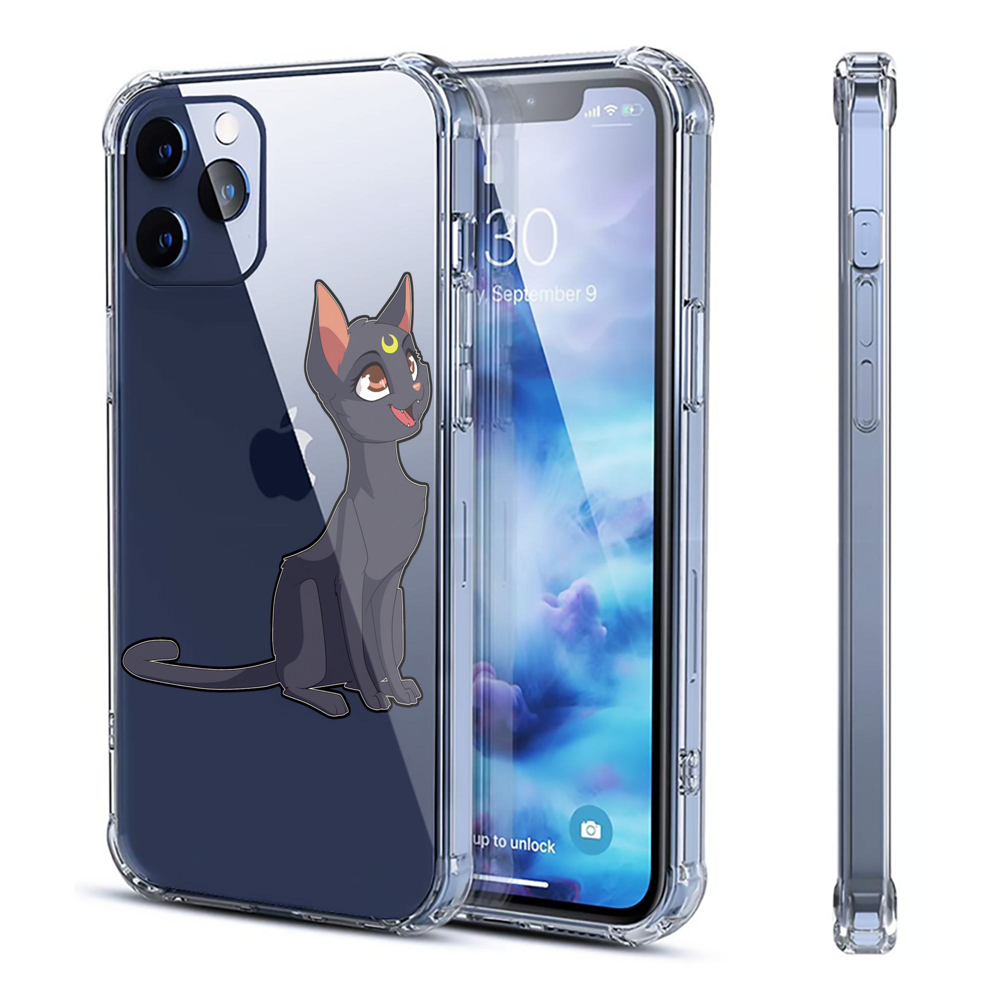 （画像用） 美少女戦士セーラームーン Sailor Moon 【iPhone 12シリーズ対応】透明スマホケース（クリアソフトケース）